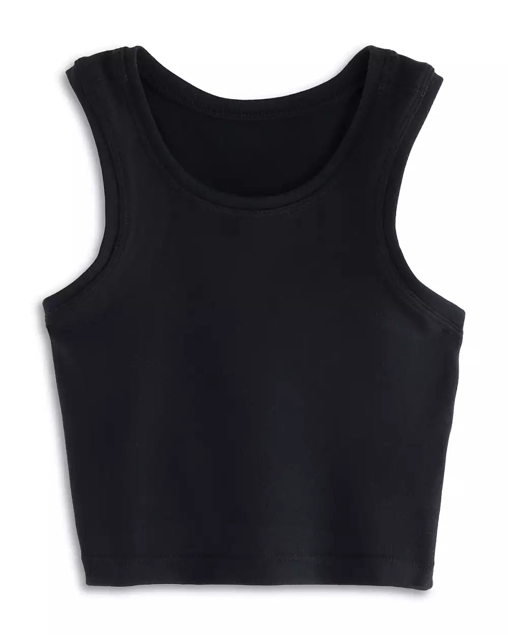 TLC Crop Top, Jet Black - Magpies Paducah