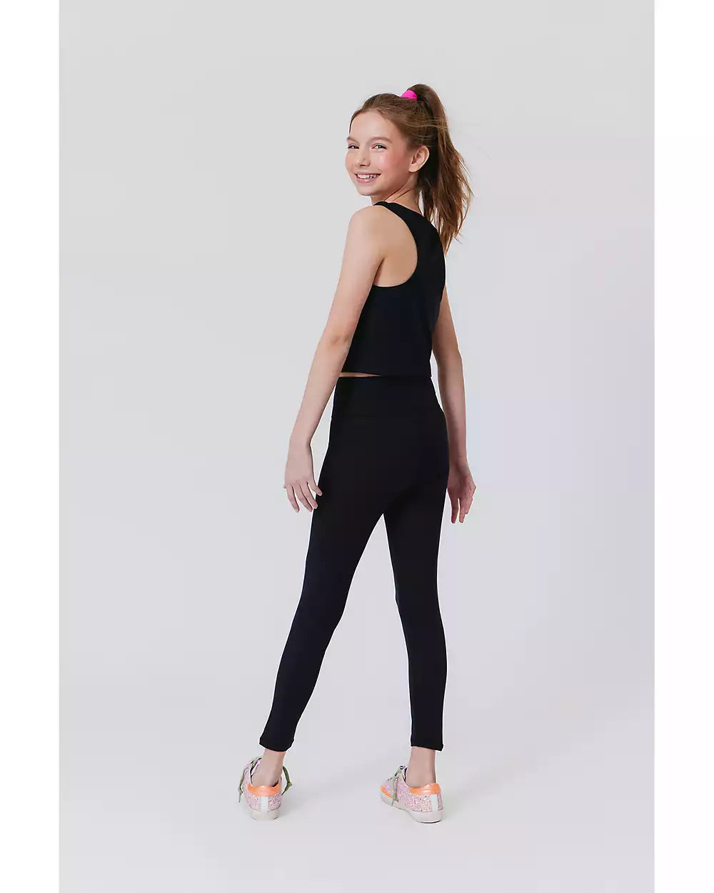 TLC Crop Top, Jet Black - Magpies Paducah