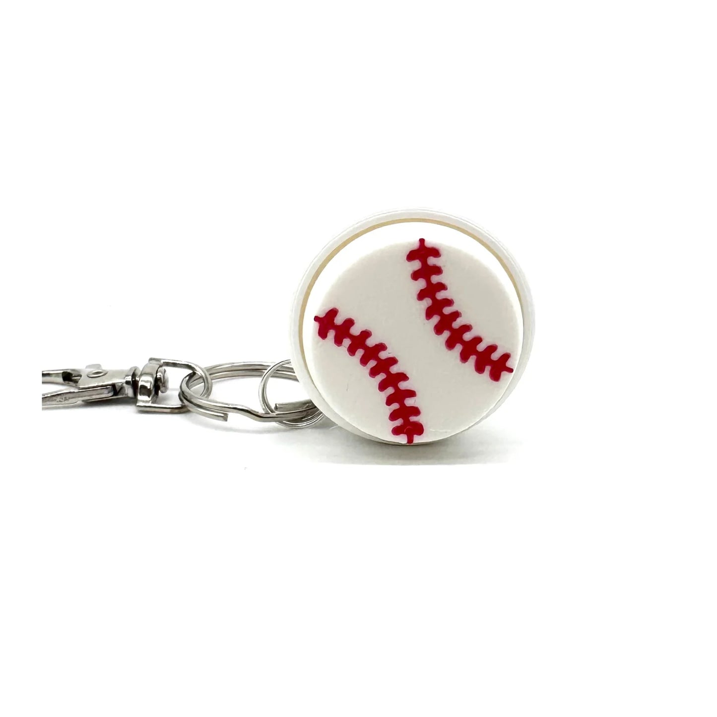 Fidget Clicker Keychain, Baseball