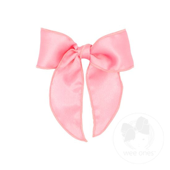Medium Satin Bow, Pink - Magpies Paducah