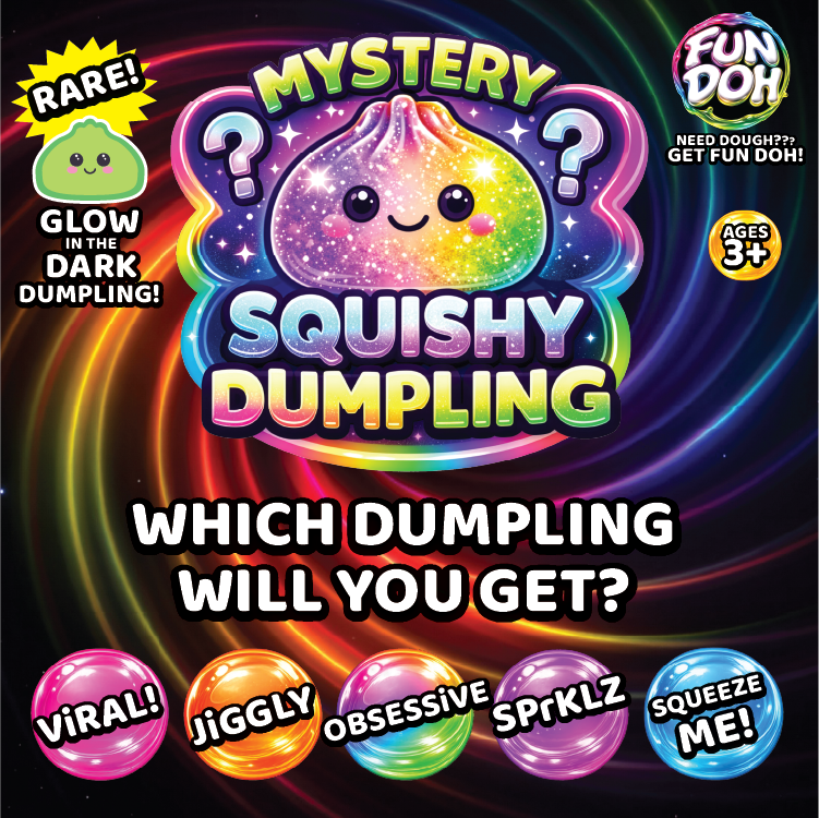 Fun Doh Mystery Dumpling Squishies - Magpies Paducah