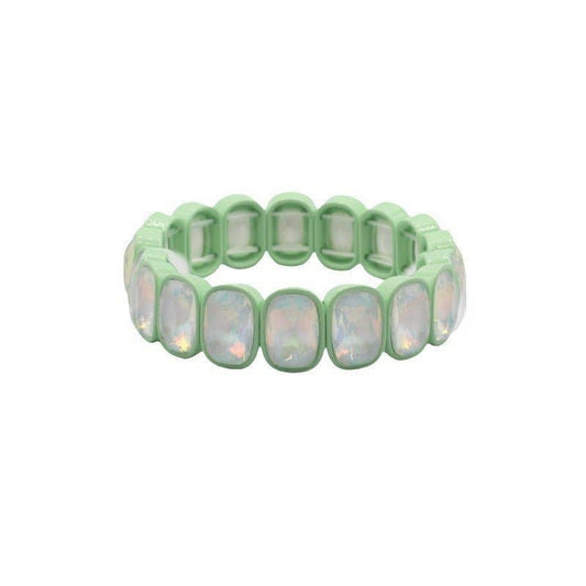 Candy Gem Bracelet, Oval Mint