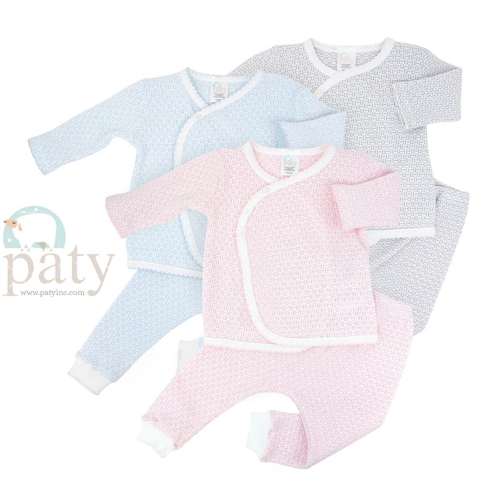 Kimono Top + Legging Set, Pink - Magpies Paducah