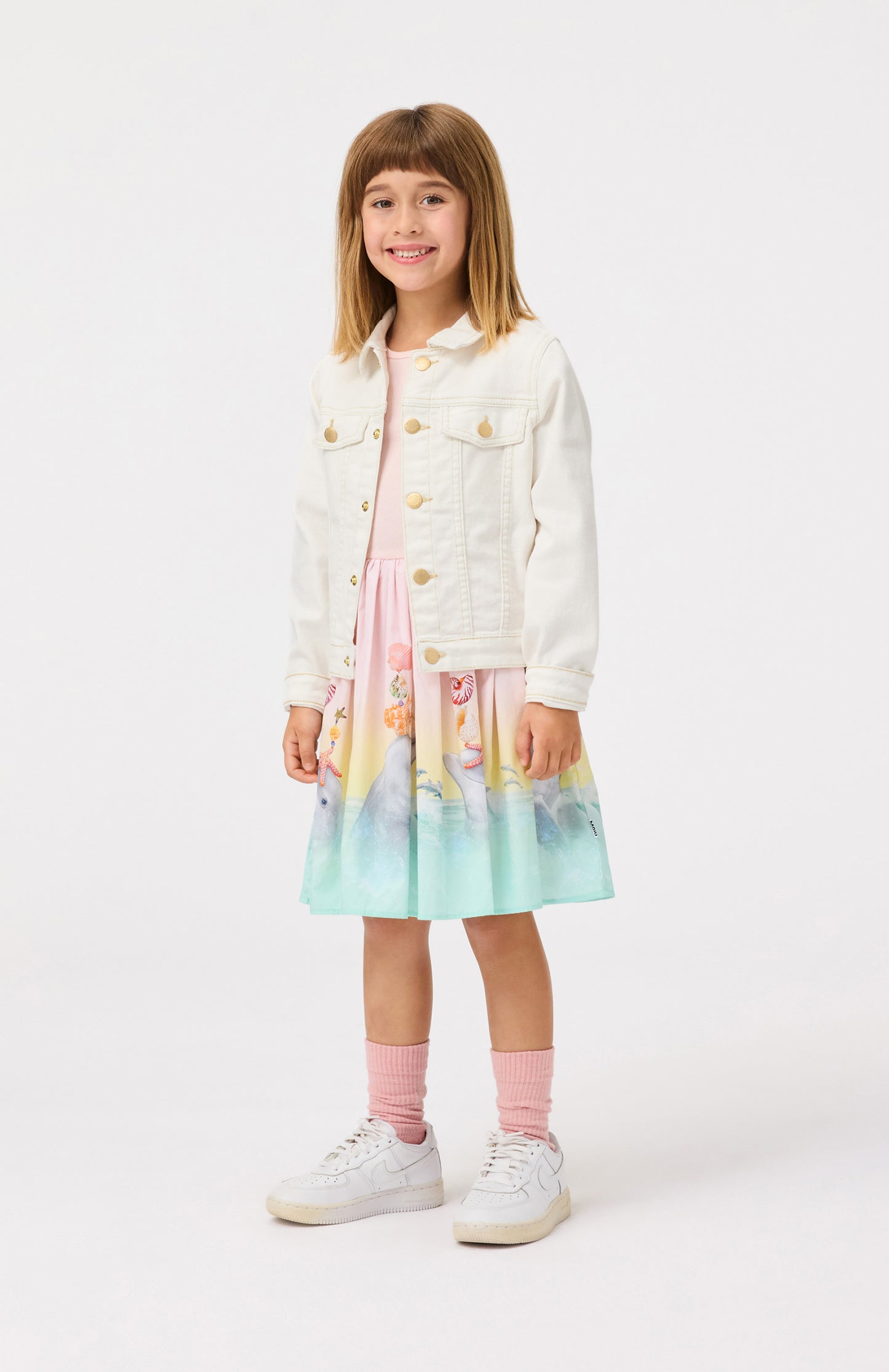 Cissa Dress, Wave Jumping - Magpies Paducah