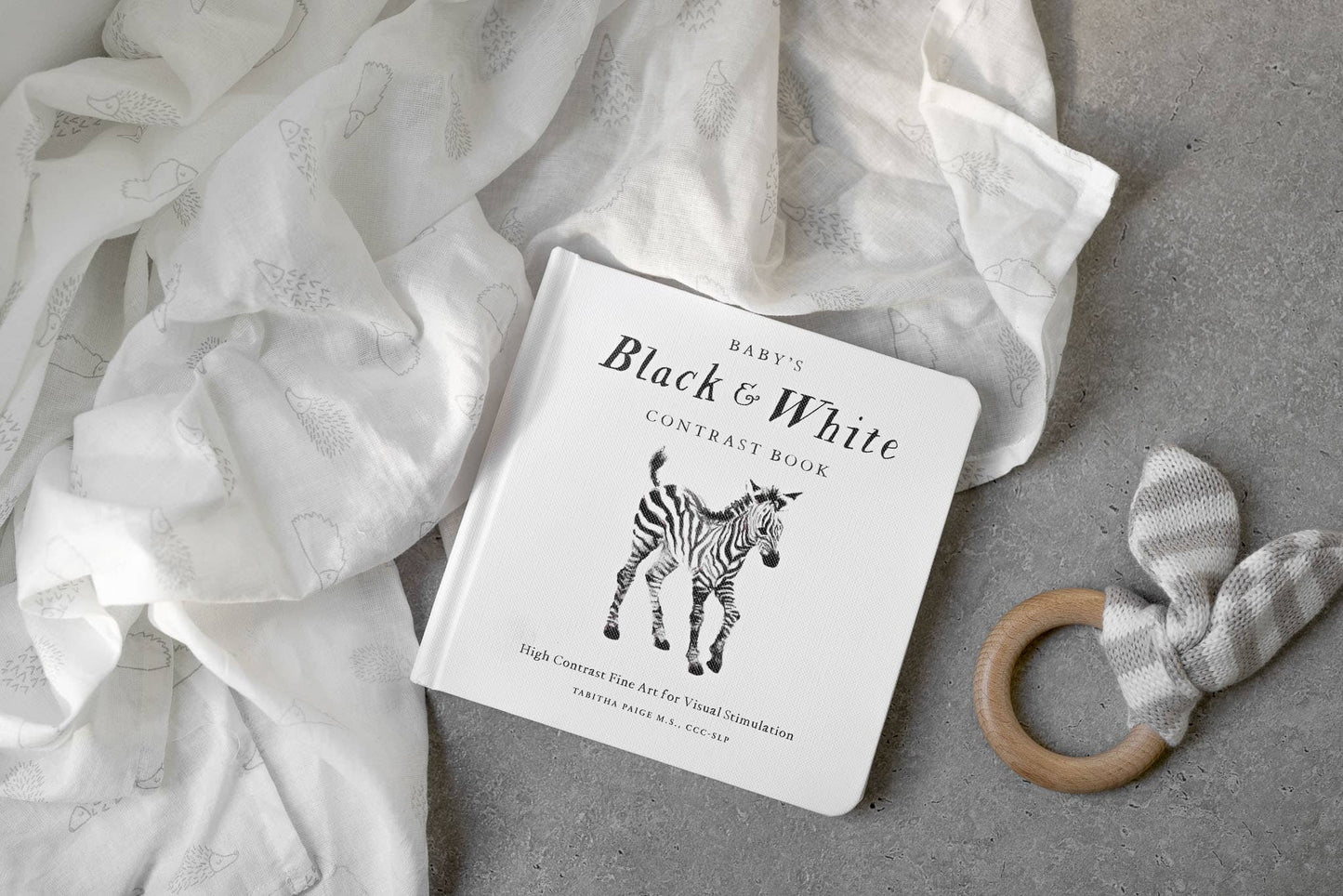 Black and White Contrast Book for Baby - Magpies Paducah