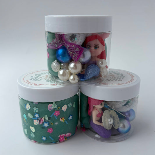 Mermaid Sensory Dough mini Jar - Magpies Paducah