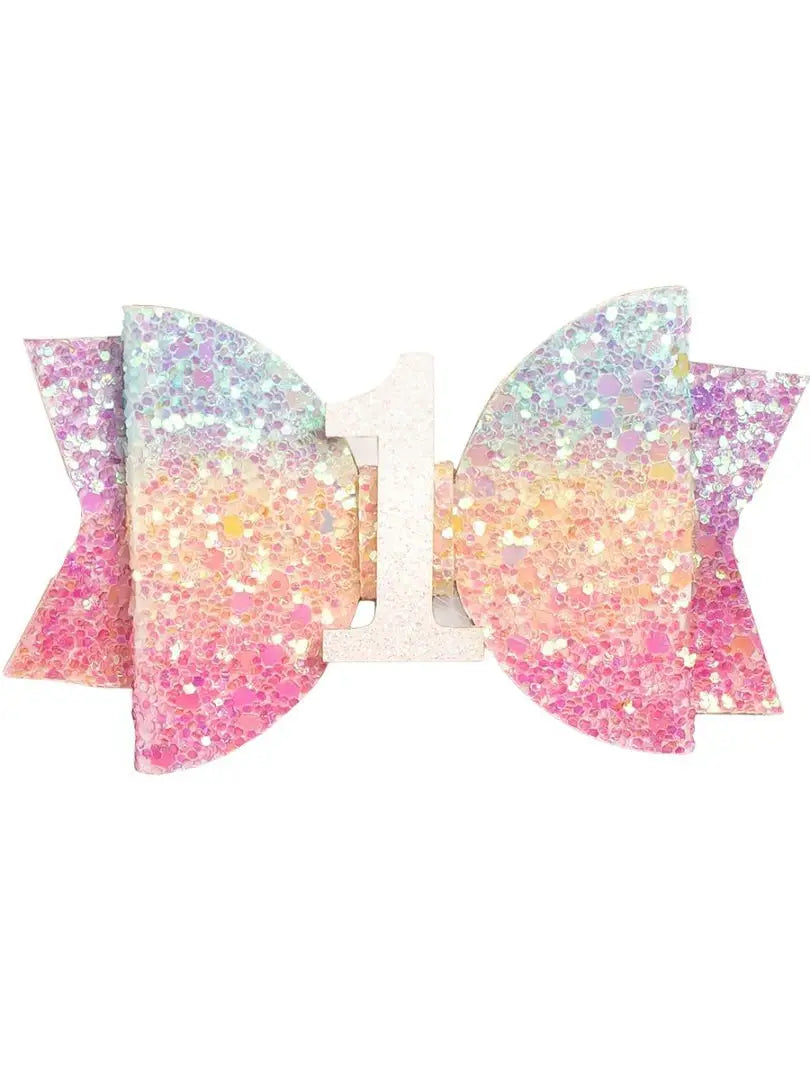 Pastel Rainbow Birthday Clip (Multiple Numbers!) - Magpies Paducah