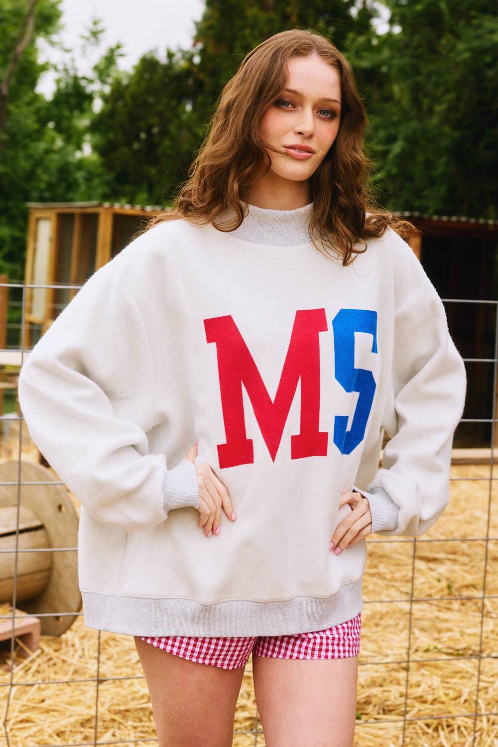IT2594-MISSISSIPPI 'MISSISSIPPI & MS' Reversible Sweatshirt - Magpies Paducah