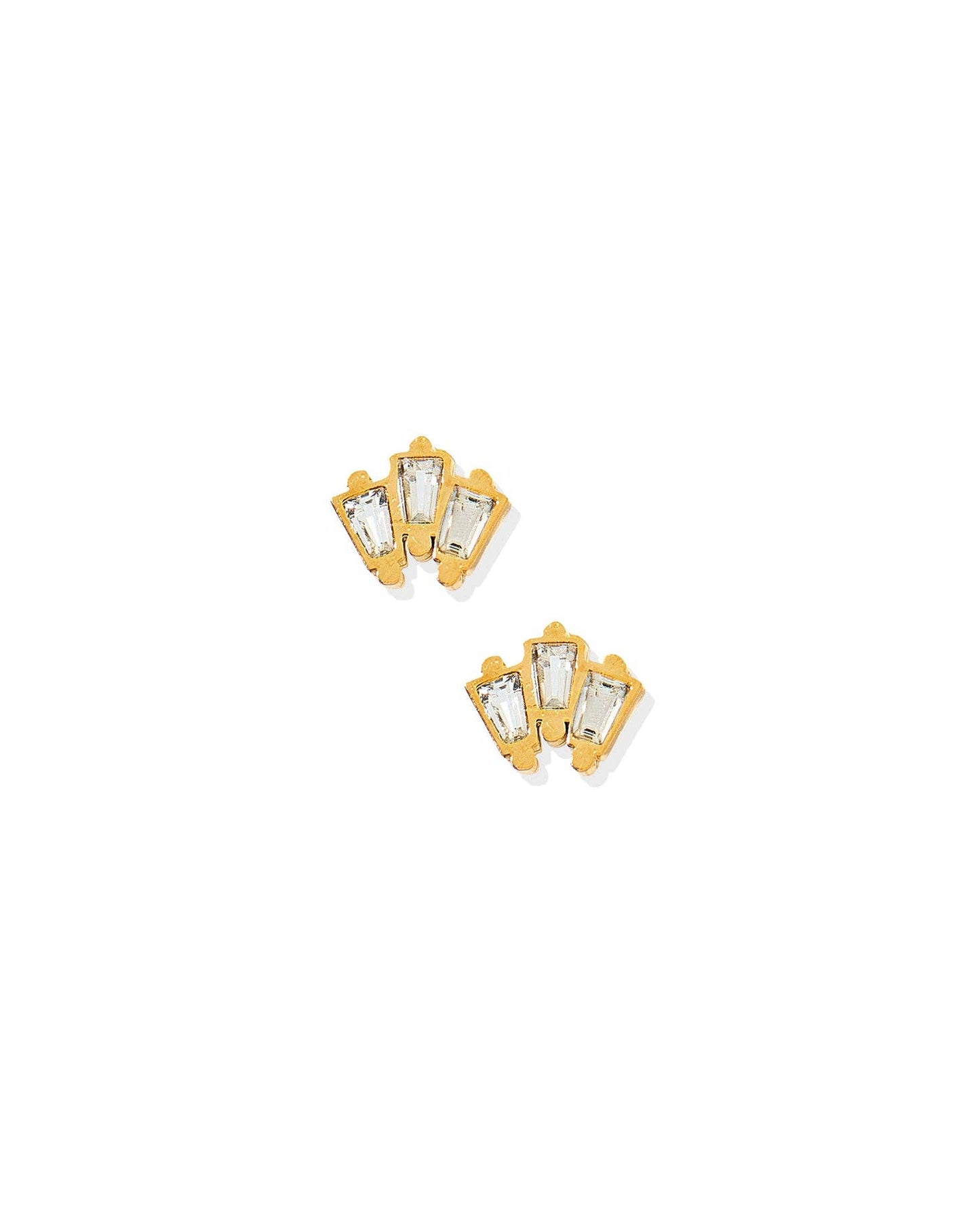 Screwback Stud Earrings - Demi Gold - Magpies Paducah