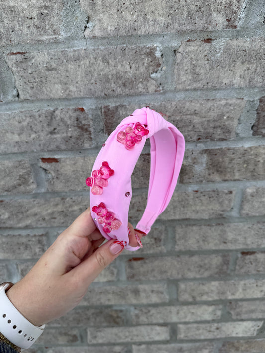 Gummy Bear Charm Headband, Pink