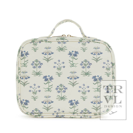 Luxe Cosmetic Toiletry Case, Provence w/ Green