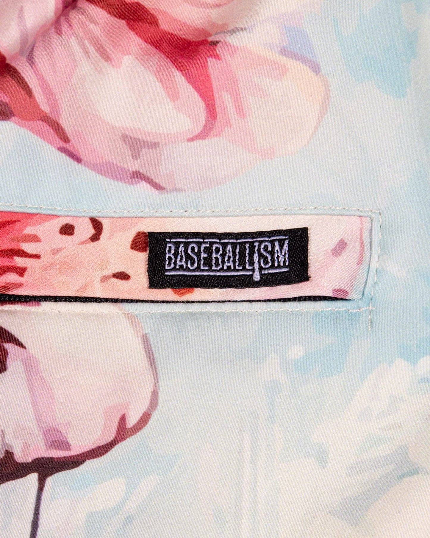Cherry Blossom Baseball Diamond Lux Satin Shorts - Youth - Magpies Paducah