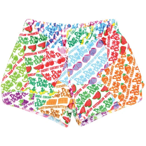 Dum Dum Wrapper Plush Shorts - Magpies Paducah