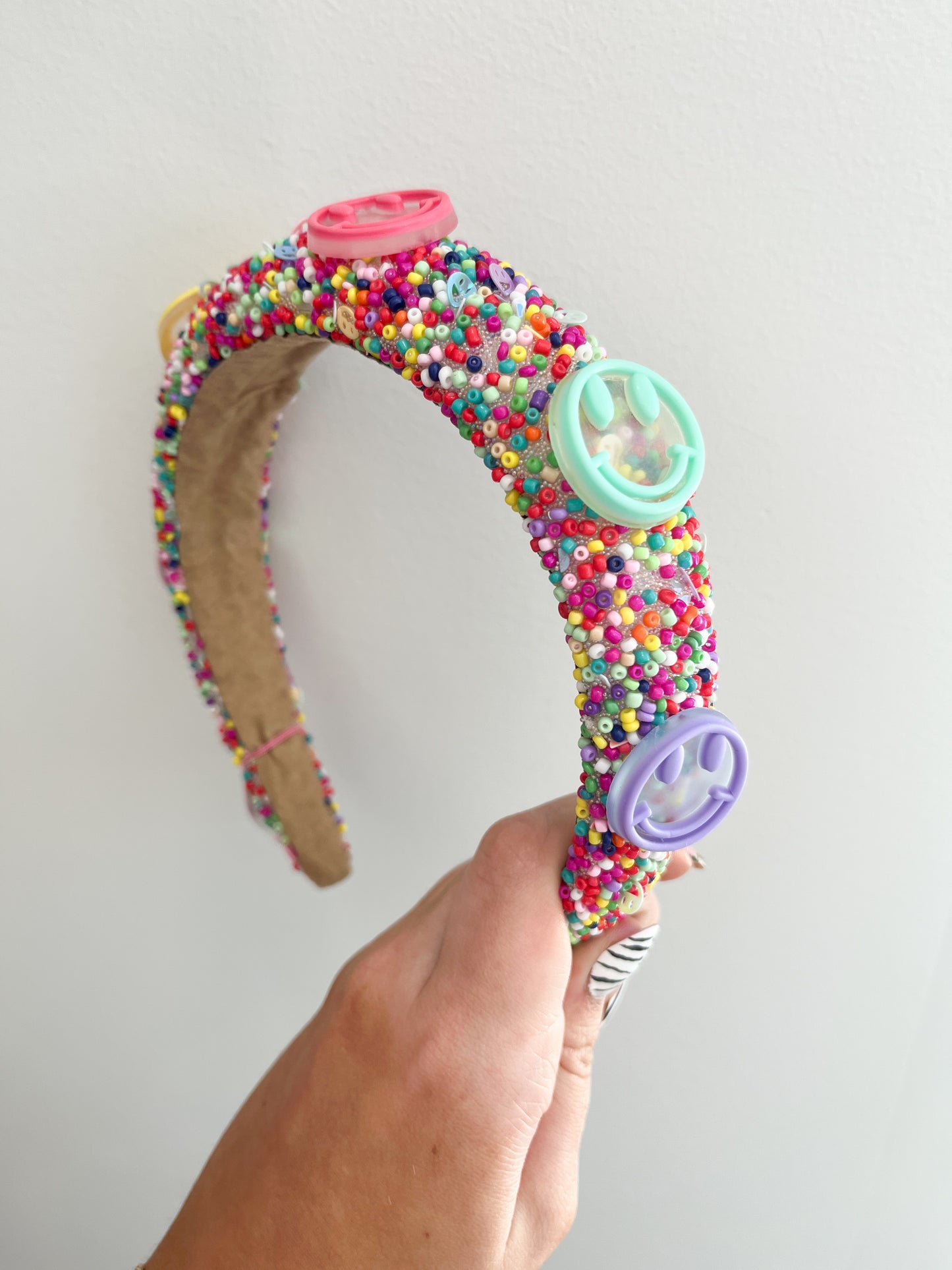 Sprinkle Smiley Charm Headband - Magpies Paducah