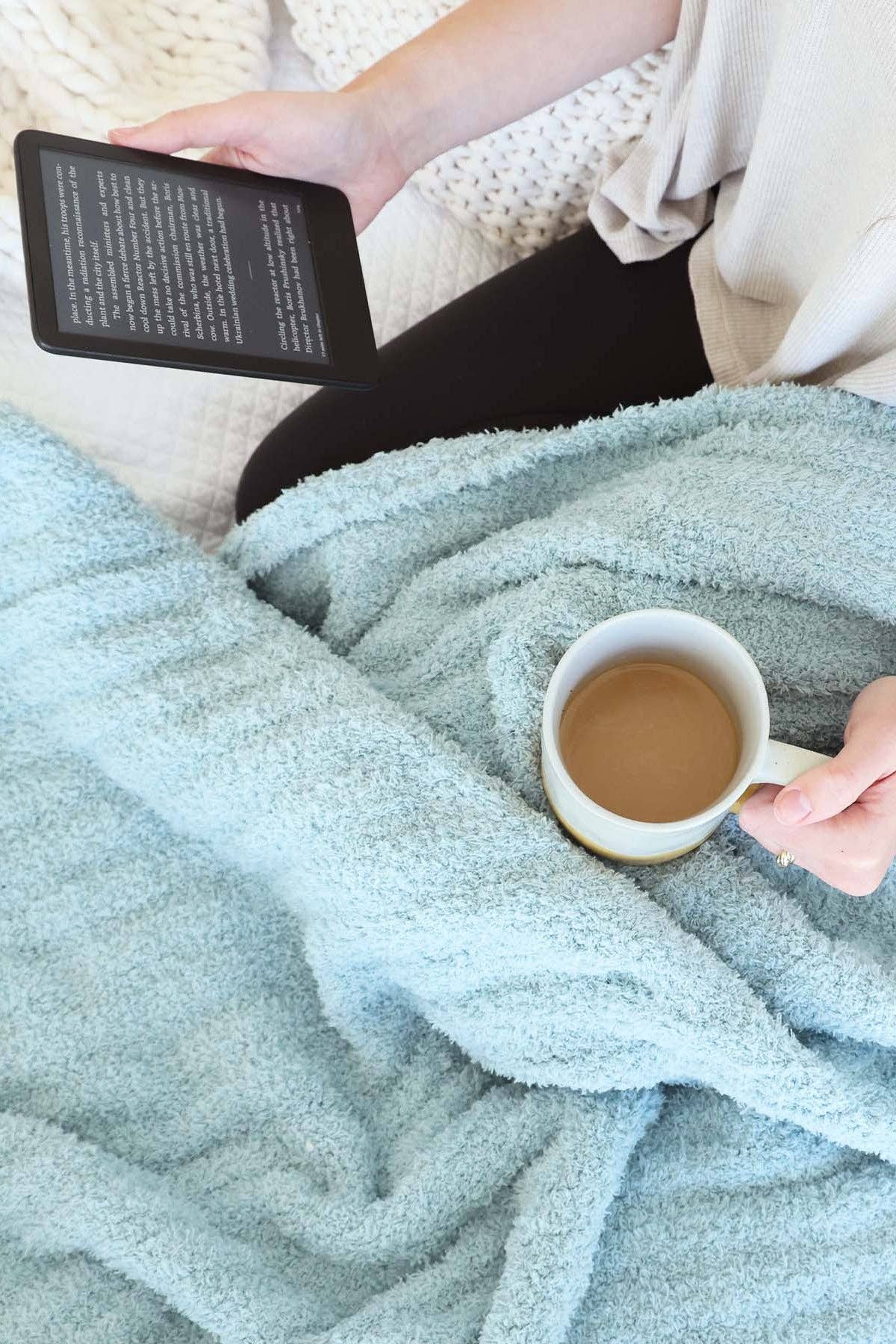 CuddleLane™ Luxe Blankets | Slate Blue