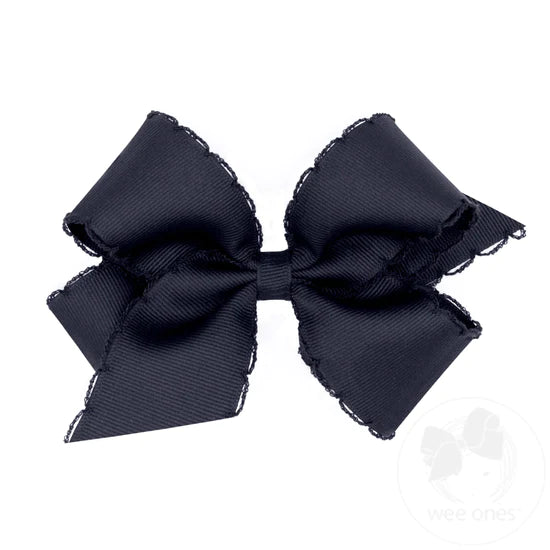 Medium Moon Stitch Bow (Assorted Colors!) - Magpies Paducah