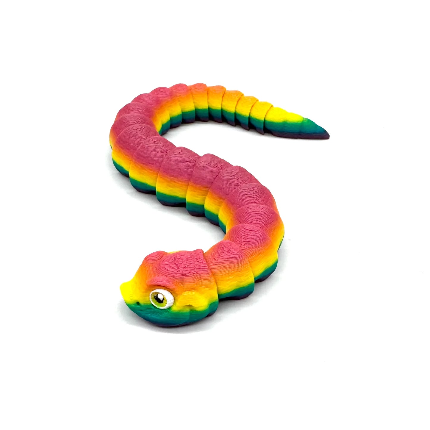 Hog Nose Snake Fidget, Rainbow