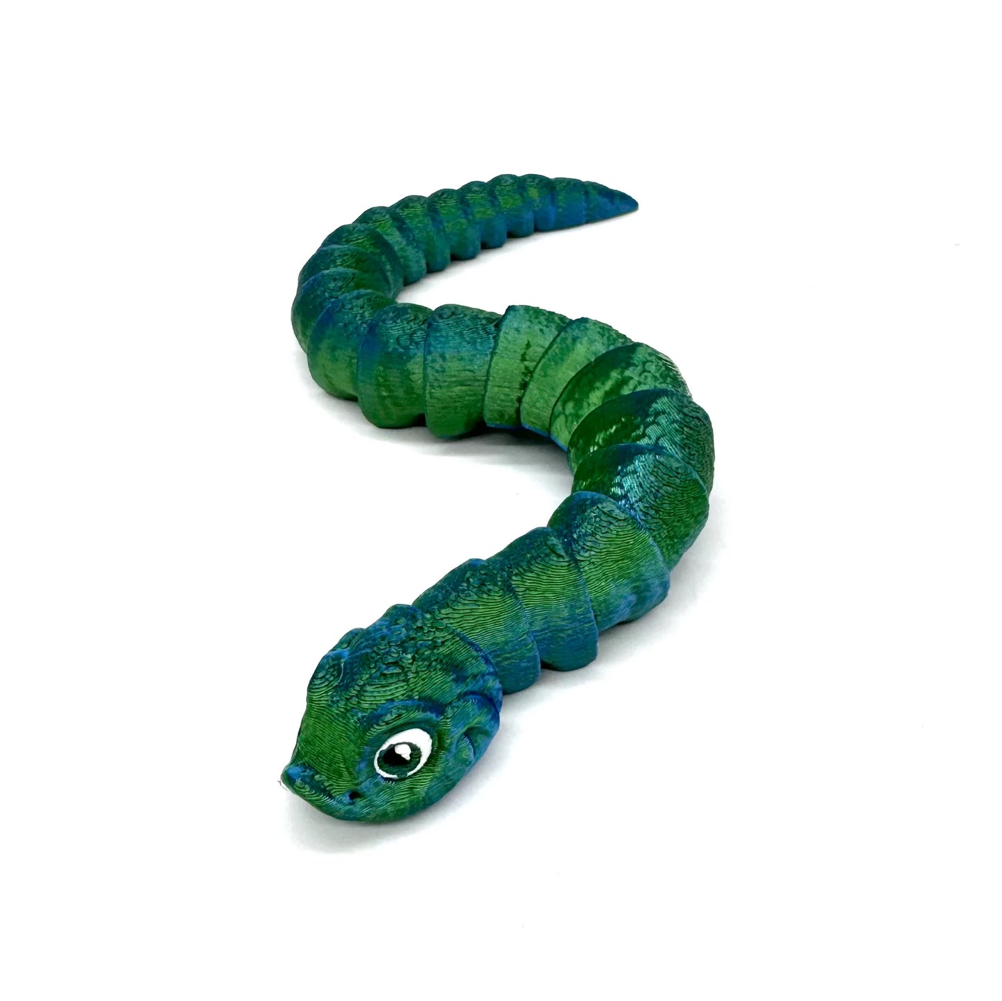 Hog Nose Snake Fidget, Blue & Green