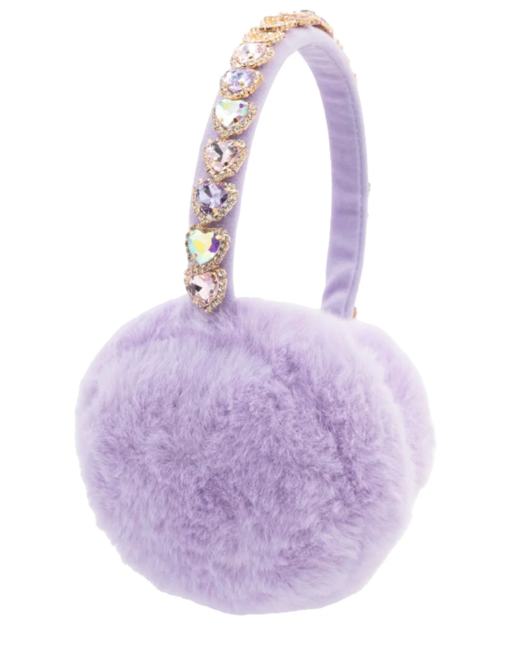 Lavender Bejeweled Earmuffs - Magpies Paducah