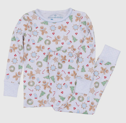 Frosted Wonderland PJ Set, Blue