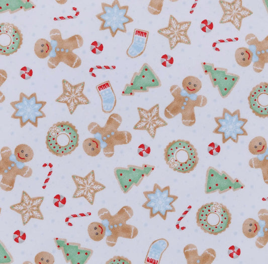 Frosted Wonderland Zipper Footie, Blue