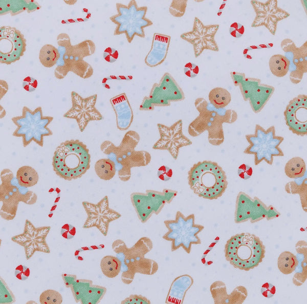 Frosted Wonderland Zipper Footie, Blue