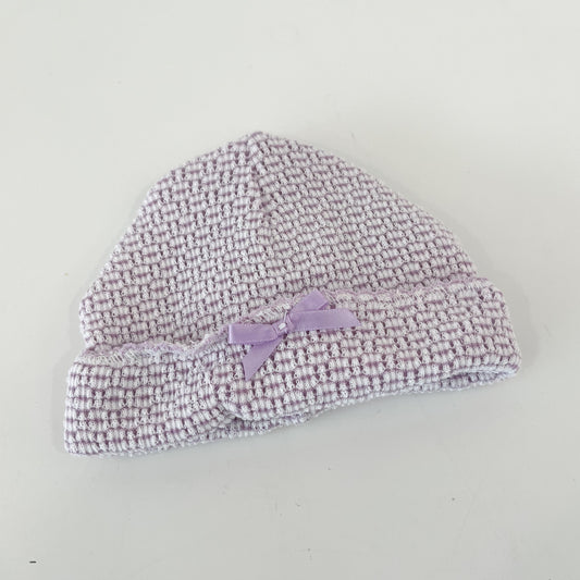 Knit Saylor Cap, Lavender w/ Bow - Magpies Paducah