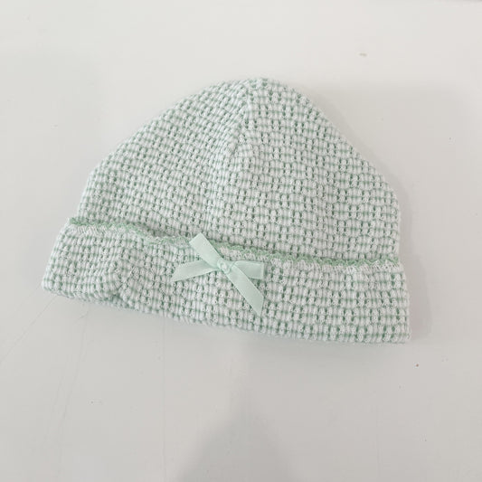 Knit Saylor Cap, Mint w/ Bow - Magpies Paducah