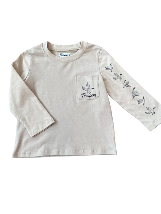 Long Sleeve Ace T-Shirt, Duck