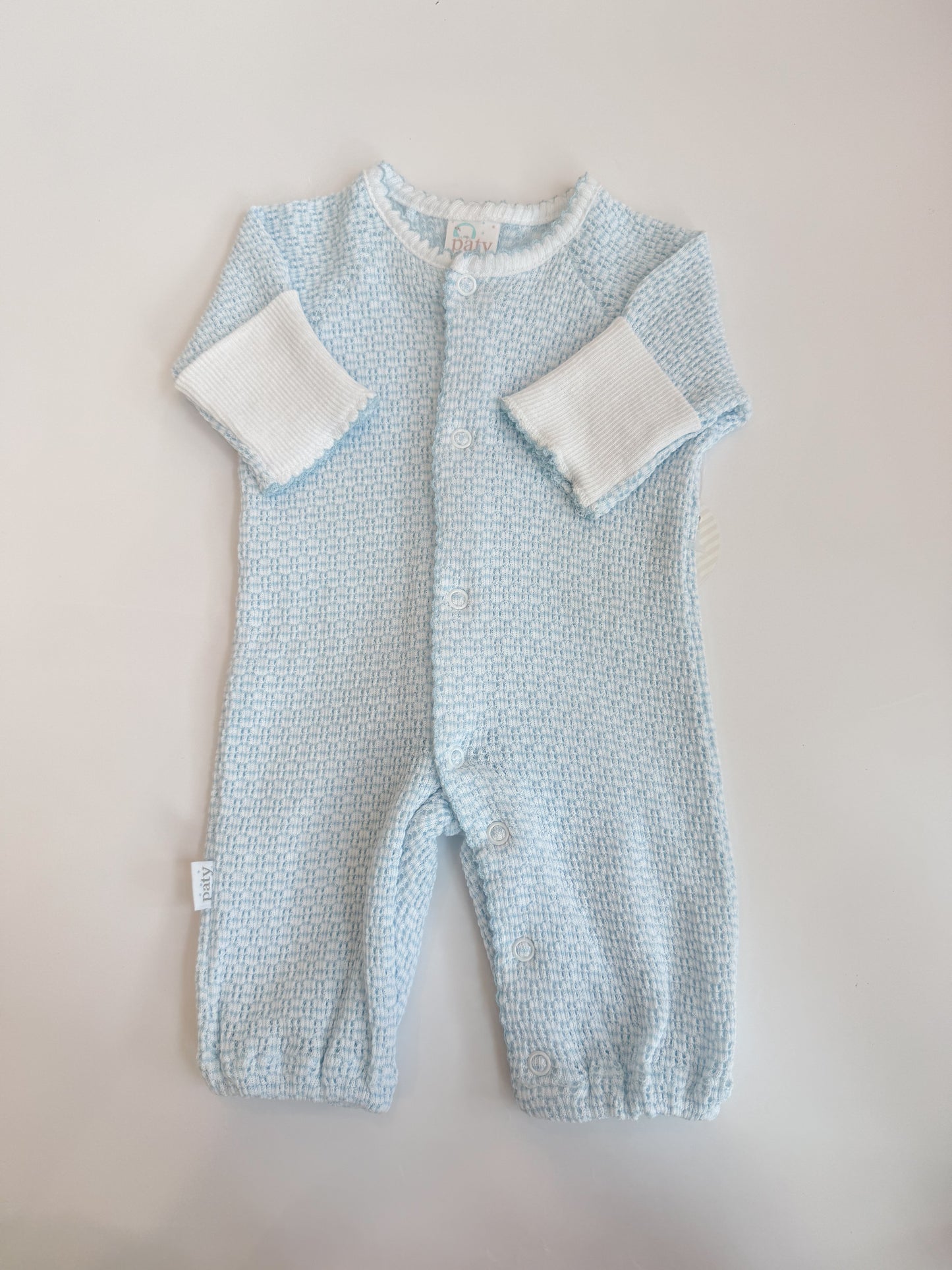 Knit Converter Gown, Blue