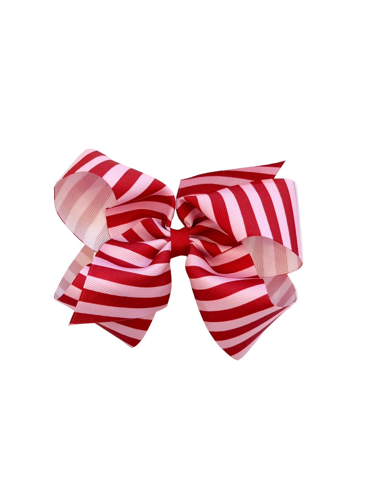 King Print Bow, Valentine Stripe - Magpies Paducah