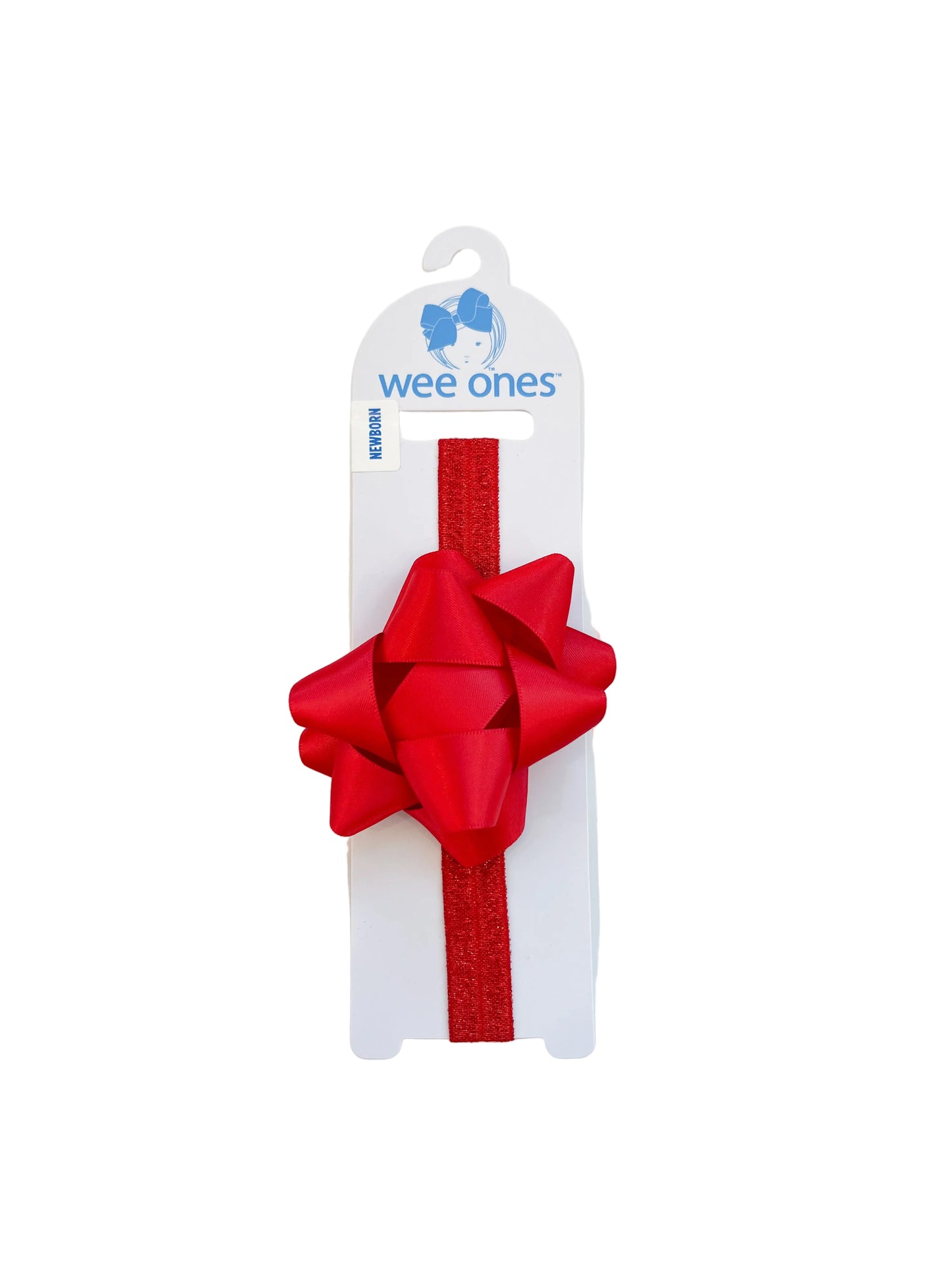Satin Package Bow on Band, Red - Magpies Paducah