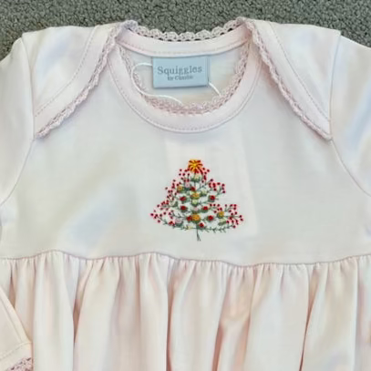 Mini Holiday Holly Gown - Magpies Paducah