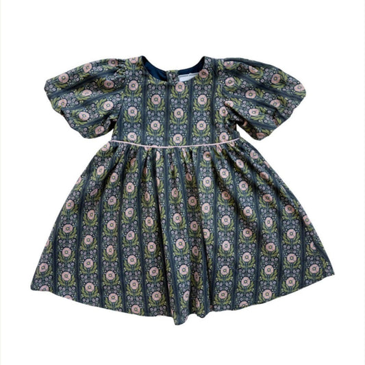 Denise Dress, Navy Floral - Magpies Paducah
