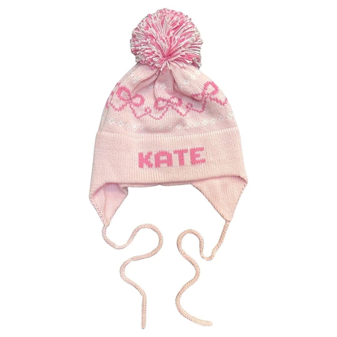 Bow Earflap Hat, (Colors Customized) - Magpies Paducah
