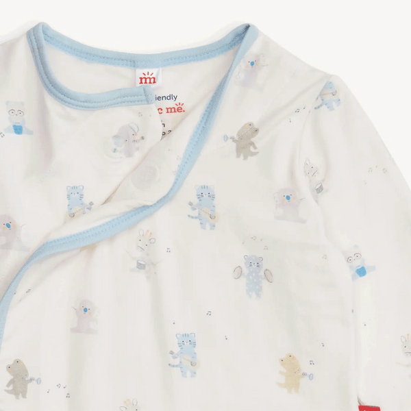 Modal Gown + Hat Set, Blue Baby Beats - Magpies Paducah