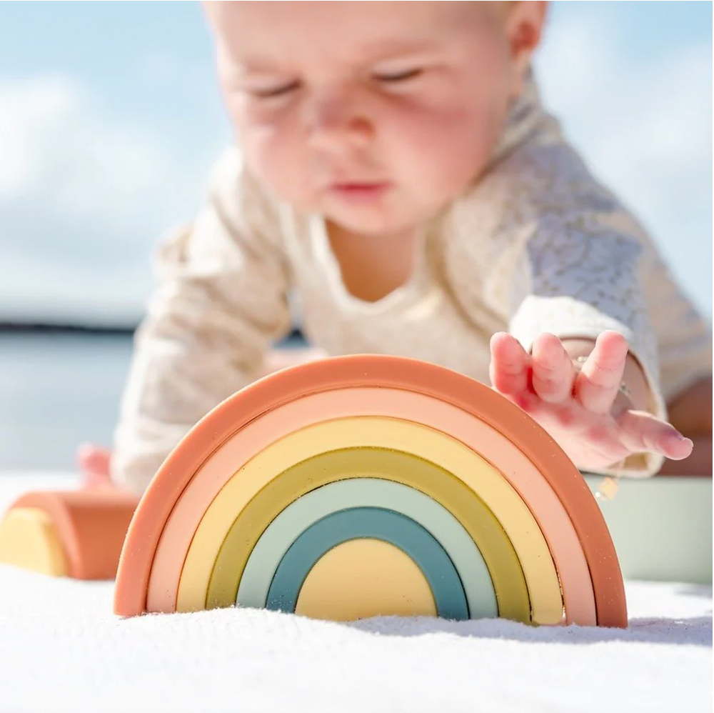 Silicone Rainbow Stacker (2 colors!) - Magpies Paducah