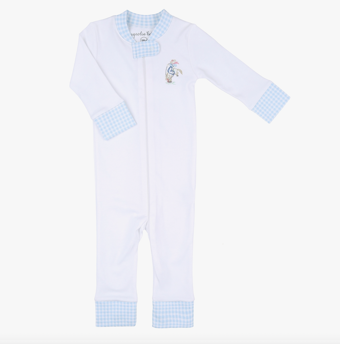 Vintage Cowboy Zip Coverall, Blue - Magpies Paducah