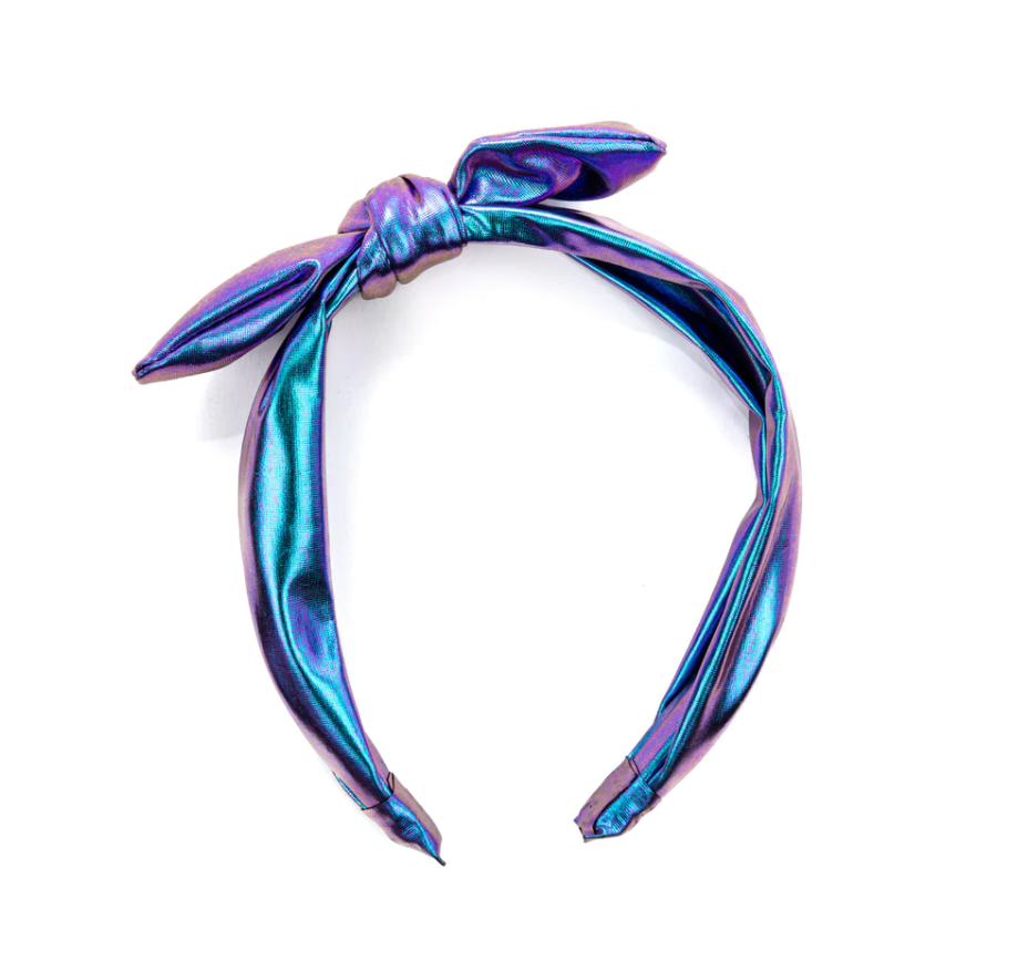 Midnight Metallic Headband - Magpies Paducah