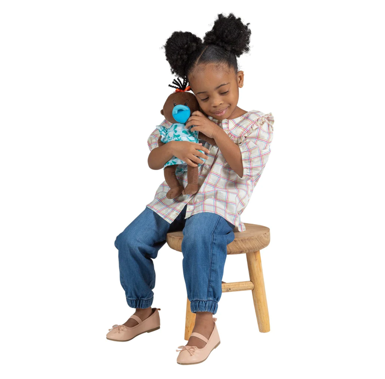 Wee Baby Stella, Brown Baby Girl - Magpies Paducah