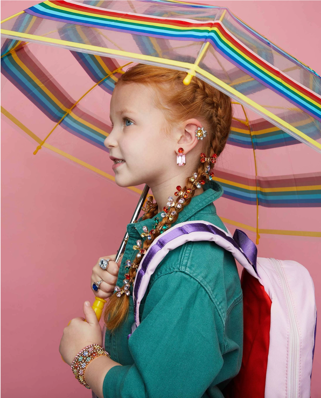 Silver Linings Umbrella - Magpies Paducah