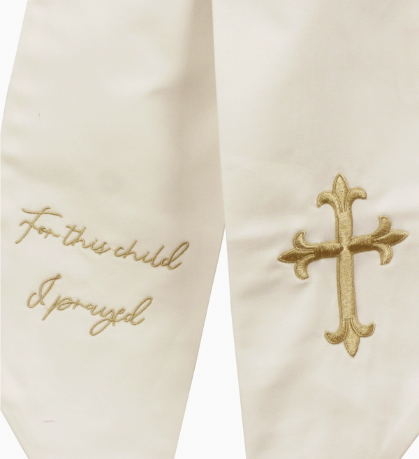 Wreath Sash, For This Child I Prayed - Magpies Paducah