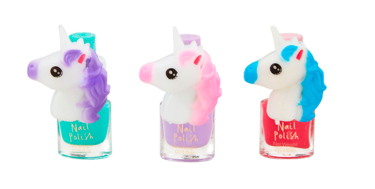 Unicorn Nail Polish & Ring Set, Assorted - Magpies Paducah