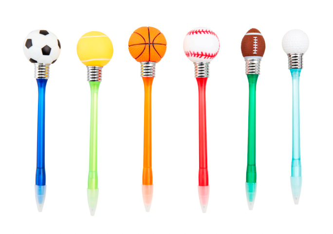 Sports Light-Up Pens, Assorted - Magpies Paducah