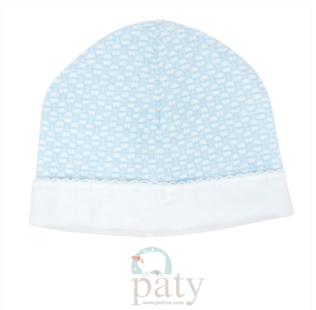Lined Knit Saylor Cap, Blue - Magpies Paducah
