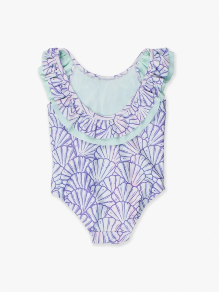 Magical Mermaid Scoopback Ruffle One Piece - Magpies Paducah