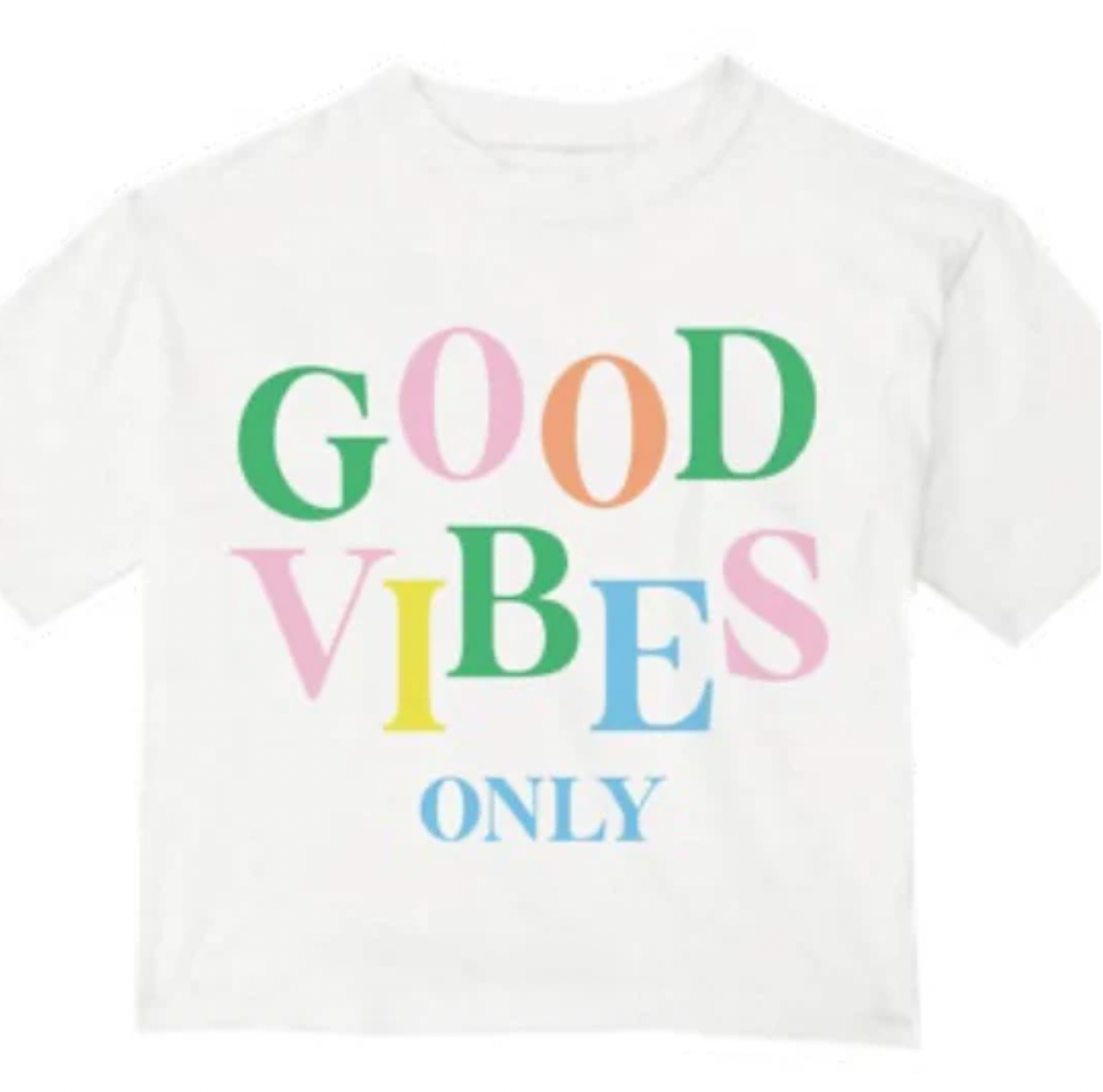 Good Vibes Only Crop - Magpies Paducah