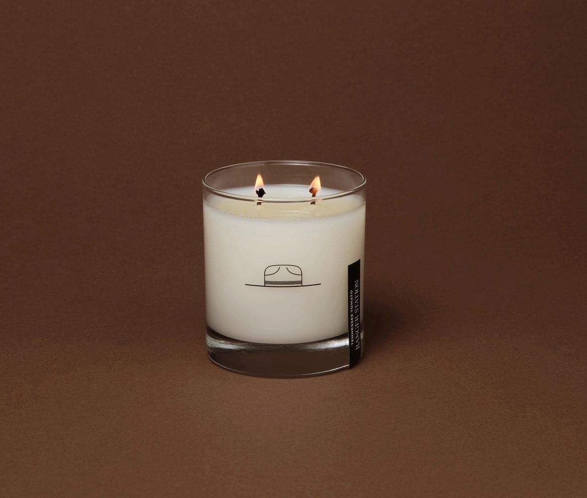 Rocks Glass Candle, Tennessee Tomato - Magpies Paducah