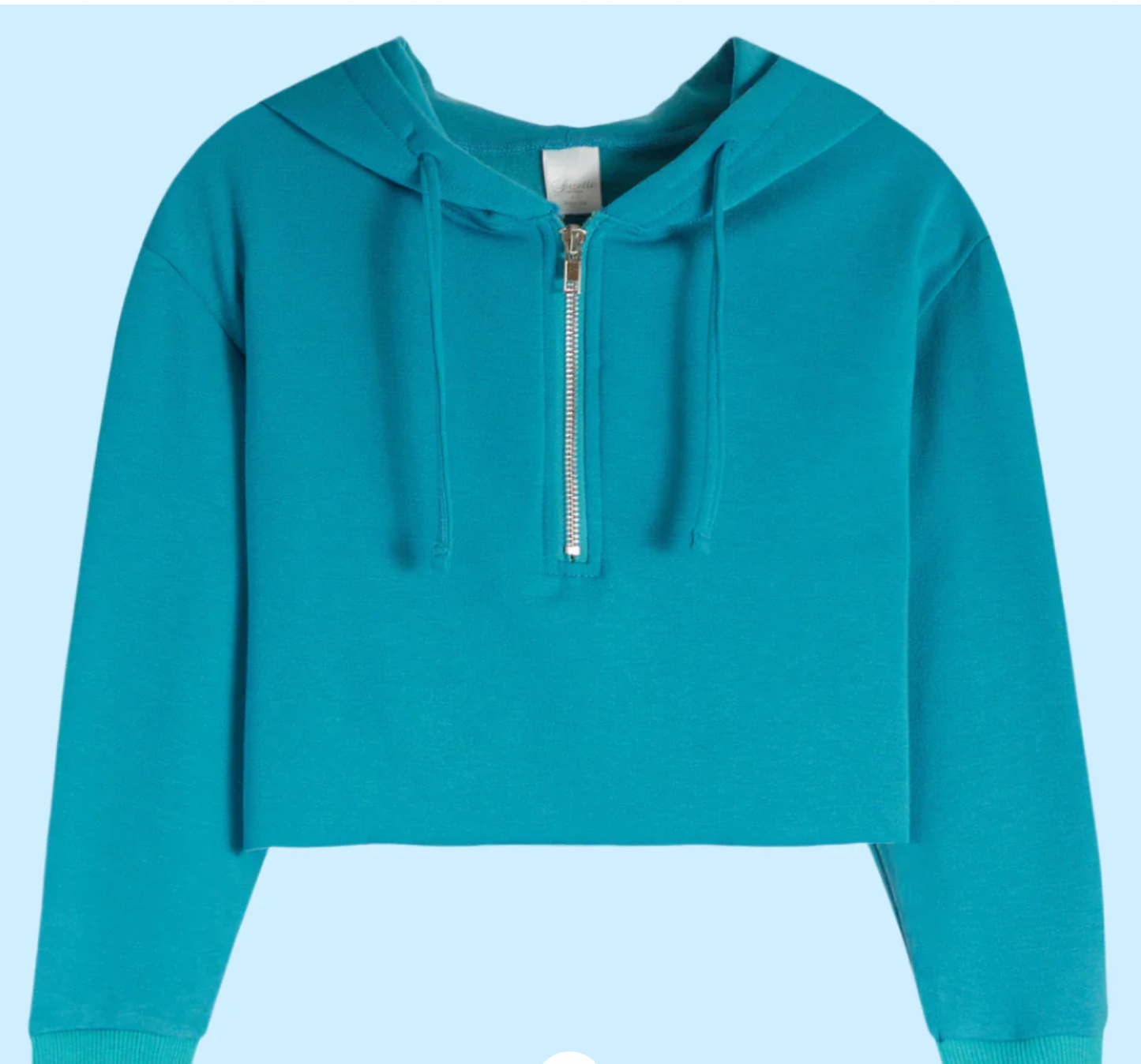 Soft Cloud Half-Zip Hoodie, Jade - Magpies Paducah