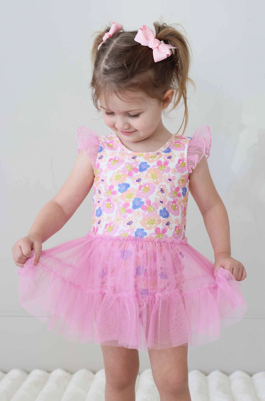 Ruffle Skirt Leotard, Petal Parade - Magpies Paducah